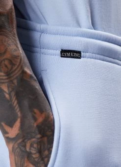 Gym King Fundamental Fleece Short - Cloud Blue -Fit Wear Shop FUNDAMENTALTEE SHORT CLOUDBLUESST B2D0DSHR B2D0J89