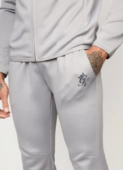 Gym King Fundamental Lightweight Poly Tracksuit Bottoms - Shadow Grey -Fit Wear Shop FUNDAMENTALTSTOP BOTTOM SHADOWGREYTST A25LBTSB A25LC 370