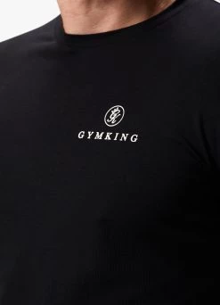 Gym King Pro Classic Tee - Black 21 Gym King Pro Classic Tee - Black -Fit Wear Shop GKPROCLASSICTEE SHORT BLACKSST B2CV1 132