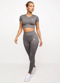 Gym King Formation Seamless Rib Short Sleeve Top - Gunmetal -Fit Wear Shop GKSPORTFORMATIONSEAMLESSRIBSSTOP LEGGING GUNMETALWST B249JWLG B249K 150 6bc87b90 6f00 4356 8e15 a45c0fcf8070