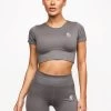 Gym King Formation Seamless Rib Short Sleeve Top - Gunmetal -Fit Wear Shop GKSPORTFORMATIONSEAMLESSRIBSSTOP LEGGING GUNMETALWST B249JWLG B249K 151 53c826c3 97d3 4342 b60b 592261bf0938