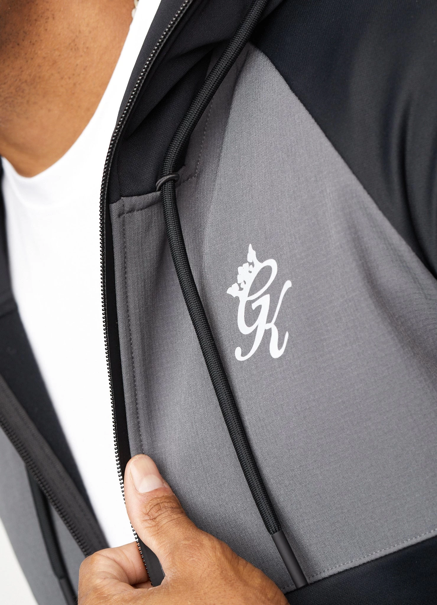 Gym King Velocity Tech Full Zip - Grey 8 Gym King Velocity Tech Full Zip - Grey - Image 6