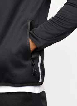 Gym King Velocity Tech Full Zip - Grey 19 Gym King Velocity Tech Full Zip - Grey -Fit Wear Shop GKSPORTVELOCITYTECHFULLZIPHOOD BLACK DARKGREYTST A2692 206