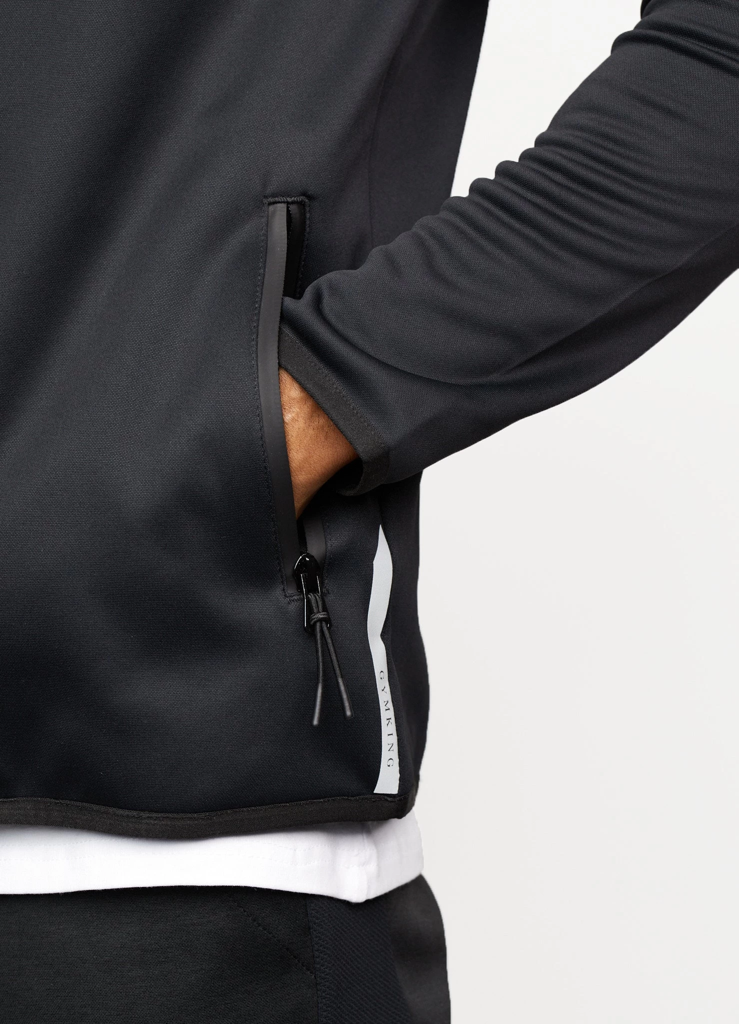 Gym King Velocity Tech Full Zip - Grey 11 Gym King Velocity Tech Full Zip - Grey - Image 9