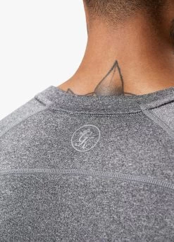 Gym King Grindle Tee - Grey Marl -Fit Wear Shop GRINDLETEE GREYMARLSST A26ZI 255