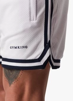 Gym King Higher State Short - White 19 Gym King Higher State Short - White -Fit Wear Shop HIGHERSTATEVEST SHORT WHITEVST B2CVCSHR B2CVF 60