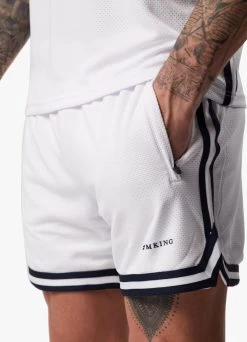 Gym King Higher State Short - White 16 Gym King Higher State Short - White -Fit Wear Shop HIGHERSTATEVEST SHORT WHITEVST B2CVCSHR B2CVF 61