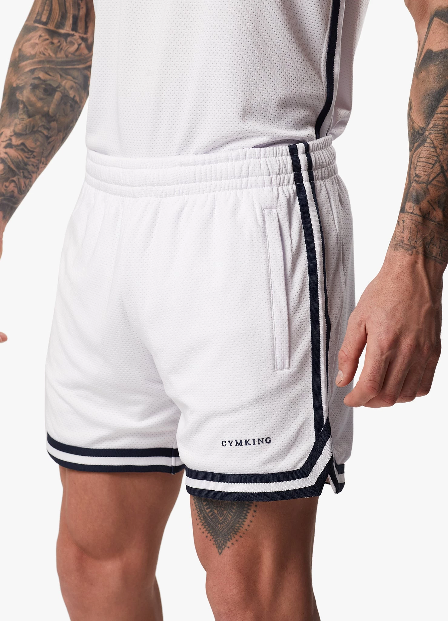 Gym King Higher State Short - White 11 Gym King Higher State Short - White - Image 9