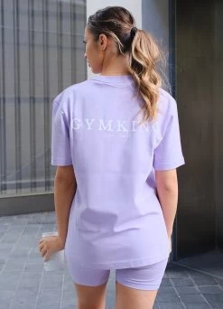 Gym King Established Boyfriend Tee - Lilac