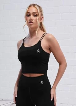 Gym King 365 Long Line Tank - Black -Fit Wear Shop LONGLINE TANK BLACK