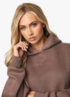 Gym King Luxe Hood - Praline -Fit Wear Shop LUXEHOOD JOGGER PRALINEWHD A2AP9WTB A2APF343