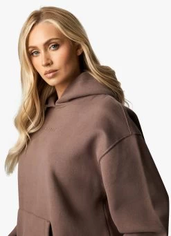 Gym King Luxe Hood - Praline -Fit Wear Shop LUXEHOOD JOGGER PRALINEWHD A2AP9WTB A2APF348