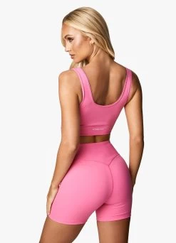 Gym King Malibu Contoured Tank - Paradise Pink -Fit Wear Shop MALIBUCONTOUREDTANK SHORT PARADISEPINKWTT A2AOQWSR A2AOP 85