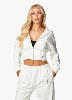 Gym King Malibu Corset Detail FZ Hood - Cream -Fit Wear Shop MALIBUCORSETFZHOOD JOGGER CREAMWTT A2B36WTB A2B33 139 2