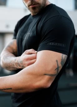 Gym King Mindset Jersey Tee - Black -Fit Wear Shop MINDSET WEB2