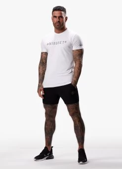 Gym King Mindset Jersey Tee - White -Fit Wear Shop MINDSETTEE WHITE102