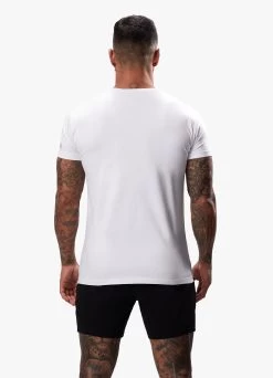 Gym King Mindset Jersey Tee - White -Fit Wear Shop MINDSETTEE WHITE104