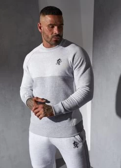 Gym King Minefield Crew - Snow Marl/White/Light Grey Marl 18 Gym King Minefield Crew - Snow Marl/White/Light Grey Marl -Fit Wear Shop MINEFIELD3