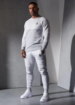 Gym King Minefield Jogger - Snow Marl/White/Light Grey Marl -Fit Wear Shop MINEFIELD dc563d05 90dd 4184 a47a 455451eda9e0