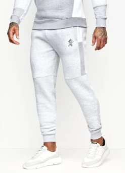 Gym King Minefield Jogger - Snow Marl/White/Light Grey Marl