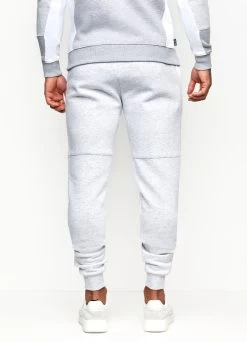 Gym King Minefield Jogger - Snow Marl/White/Light Grey Marl -Fit Wear Shop MINEIFLEDCREW SNOWWHITELGMSWT E20AA 128