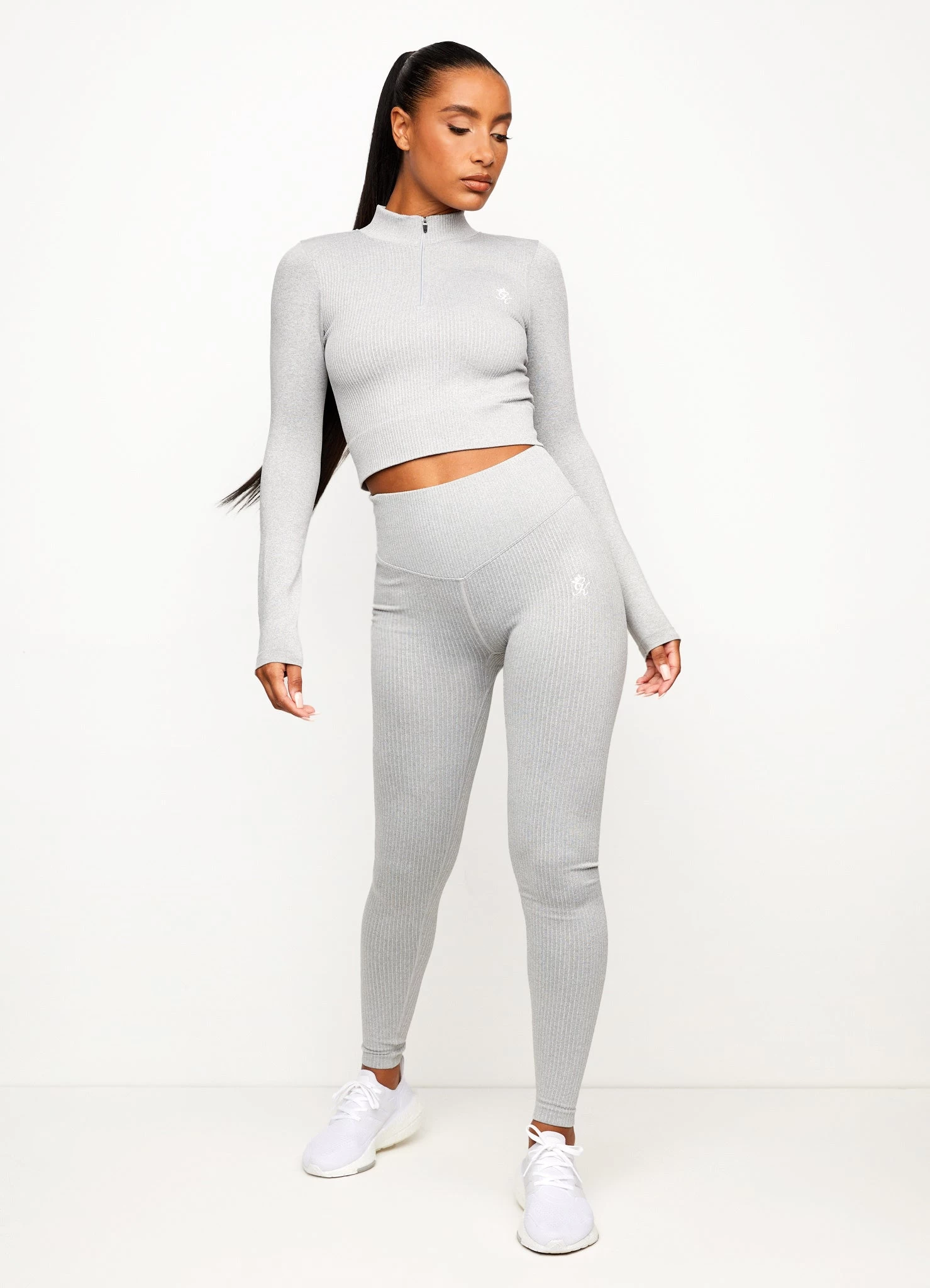 Gym King Balance 1/4 Zip - Mid Grey Marl 8 Gym King Balance 1/4 Zip - Mid Grey Marl - Image 6