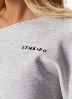 Gym King Move Your Way Crop Sweatshirt - Snow Marl 22 Gym King Move Your Way Crop Sweatshirt - Snow Marl -Fit Wear Shop MOVEYOURWAYSWEATSHIRT JOGGERS SNOWMARLWSS A2BW6WTB A2BWK47