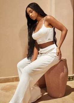 Gym King Signature Knit Bralette - Ecru -Fit Wear Shop Marrakesh202413121copy