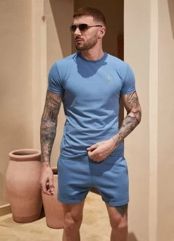 Gym King Aventus Tee - Blue Smoke -Fit Wear Shop Marrakesh202413146