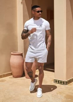 Gym King Aventus Short - Snow Marl -Fit Wear Shop Marrakesh202413282