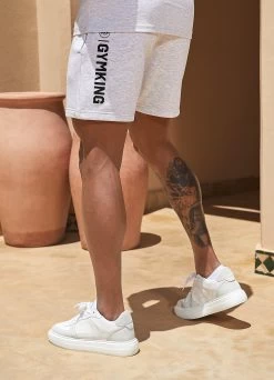 Gym King Aventus Short - Snow Marl -Fit Wear Shop Marrakesh202413301