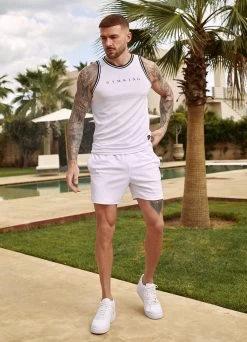 Gym King Brooklyn Mesh Short - White -Fit Wear Shop Marrakesh202414968copy 24f72456 9db8 4554 b041 d557d8579e03