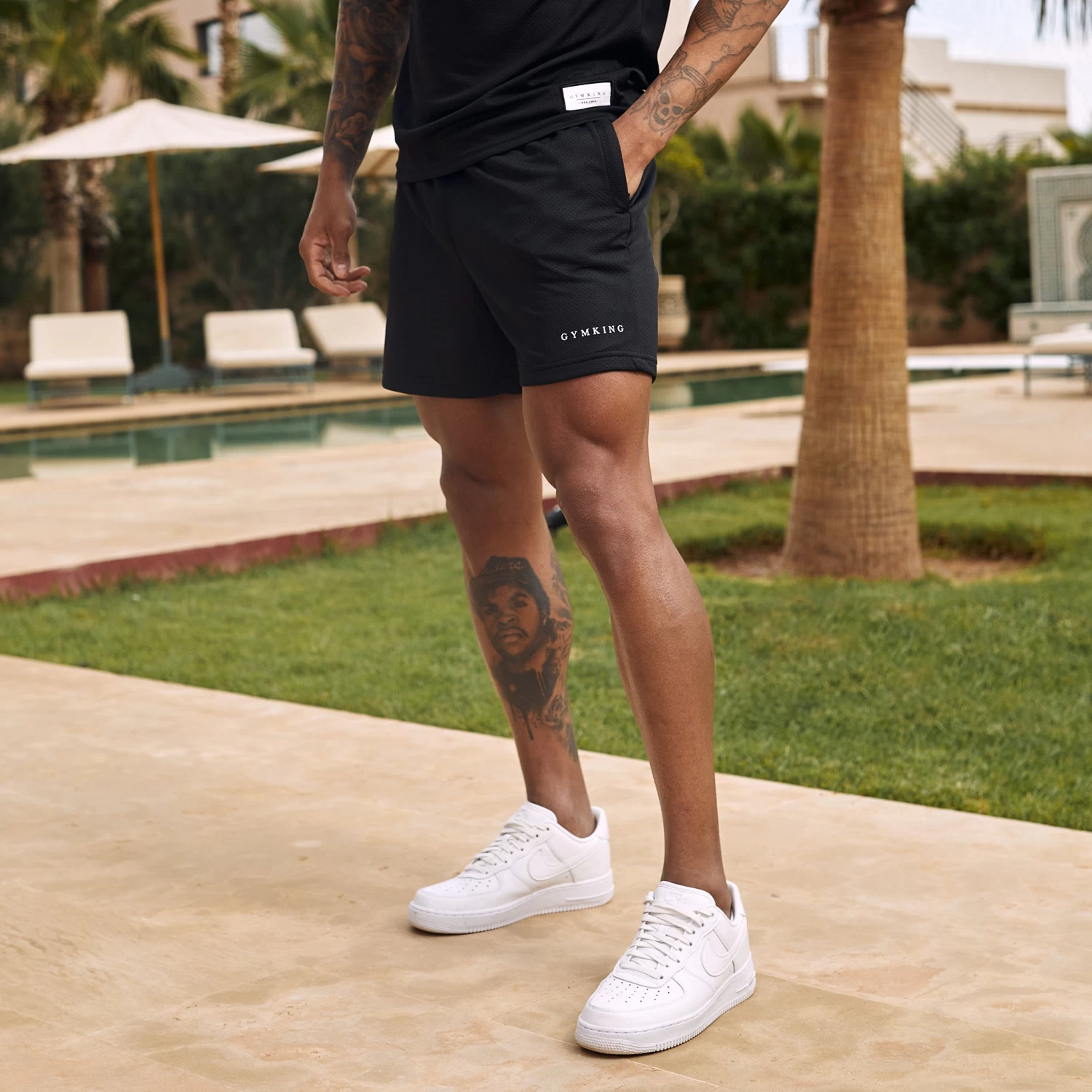 Gym King Brooklyn Mesh Short - Black 4 Gym King Brooklyn Mesh Short - Black - Image 2