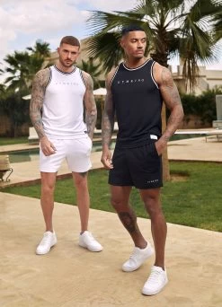 Gym King Brooklyn Mesh Vest - White 21 Gym King Brooklyn Mesh Vest - White -Fit Wear Shop Marrakesh202415011copy