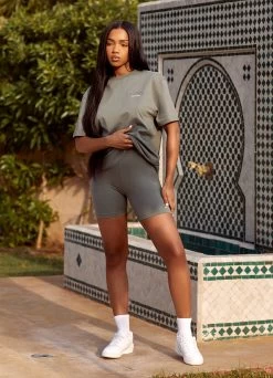 Gym King Spirit Of Summer Boyfriend Tee - Dusk Green -Fit Wear Shop Marrakesh202415399