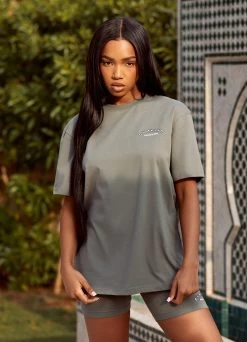 Gym King Spirit Of Summer Boyfriend Tee - Dusk Green -Fit Wear Shop Marrakesh202415409