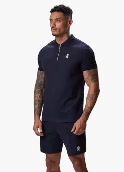 Gym King Riviera Signature Polo - Navy 14 Gym King Riviera Signature Polo - Navy -Fit Wear Shop N4