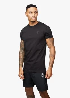 Gym King Nothing Beats Belief Tee - Black -Fit Wear Shop NOTHINGBEATSBELIEFETEE BLACKSST A29A7 002