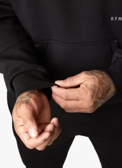 Gym King Outline Print Hood - Black -Fit Wear Shop OUTLINEPRINTHOOD JOGGER BLACKHDE A2BFLTSB A2BFO 175