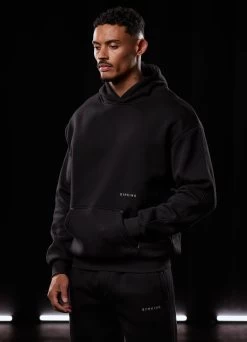 Gym King Outline Print Hood - Black -Fit Wear Shop OUTLINEPRINTHOOD JOGGER BLACKHDE A2BFLTSB A2BFO 19