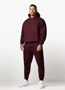 Gym King Outline Print Hood Tracksuit - Burgundy -Fit Wear Shop OUTLINEPRINTHOOD JOGGER BURGUNDYHDE A2BFNTSB A2BFQ 143 341ce8d1 43bf 40de addf e7f02da65421