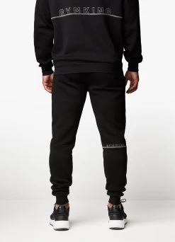 Gym King Outline Print Hood Tracksuit - Black -Fit Wear Shop OUTLINEPRINTSWEATSHIRT JOGGERS BLACKSWT A2BFITSB A2BFO 156 e8f3ce6e 047a 4063 80e6 acd404c518de
