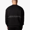 Gym King Outline Print Sweatshirt - Black -Fit Wear Shop OUTLINEPRINTSWEATSHIRT JOGGERS BLACKSWT A2BFITSB A2BFO 158