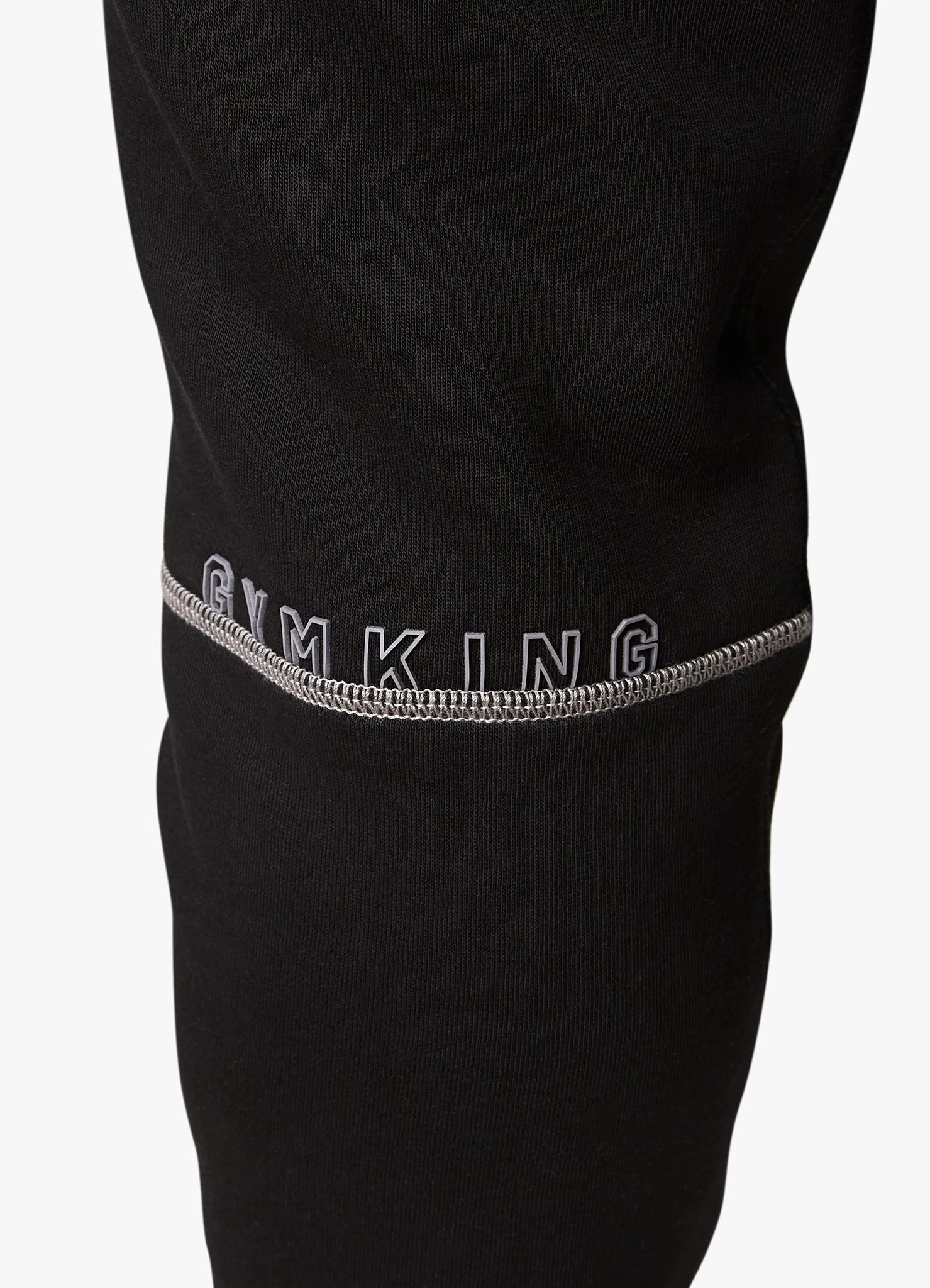 Gym King Outline Print Jogger - Black 10 Gym King Outline Print Jogger - Black - Image 8