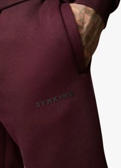 Gym King Outline Print Jogger - Burgundy -Fit Wear Shop OUTLINEPRINTSWEATSHIRT JOGGERS BURGUNDYSWT A2BFJTSB A2BFQ 138