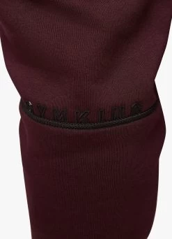 Gym King Outline Print Jogger - Burgundy -Fit Wear Shop OUTLINEPRINTSWEATSHIRT JOGGERS BURGUNDYSWT A2BFJTSB A2BFQ 142