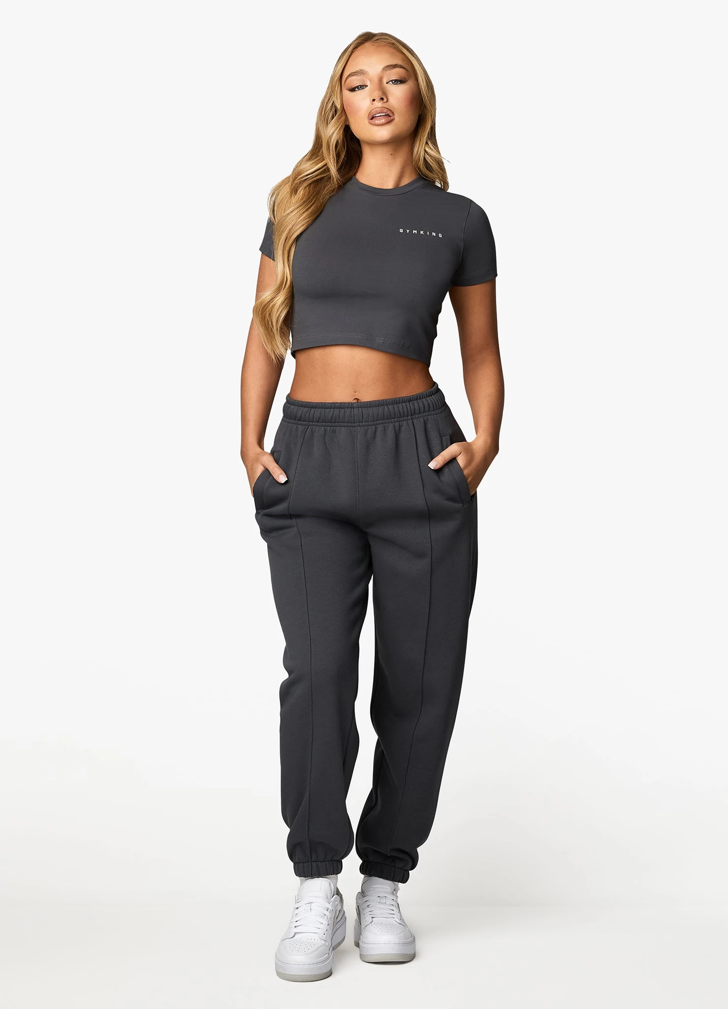 Gym King Powered By Belief Sweatpants - Oyster Grey 10 Gym King Powered By Belief Sweatpants - Oyster Grey - Image 8