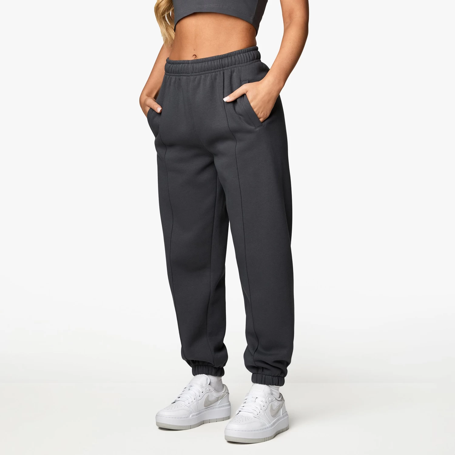 Gym King Powered By Belief Sweatpants - Oyster Grey 4 Gym King Powered By Belief Sweatpants - Oyster Grey - Image 2