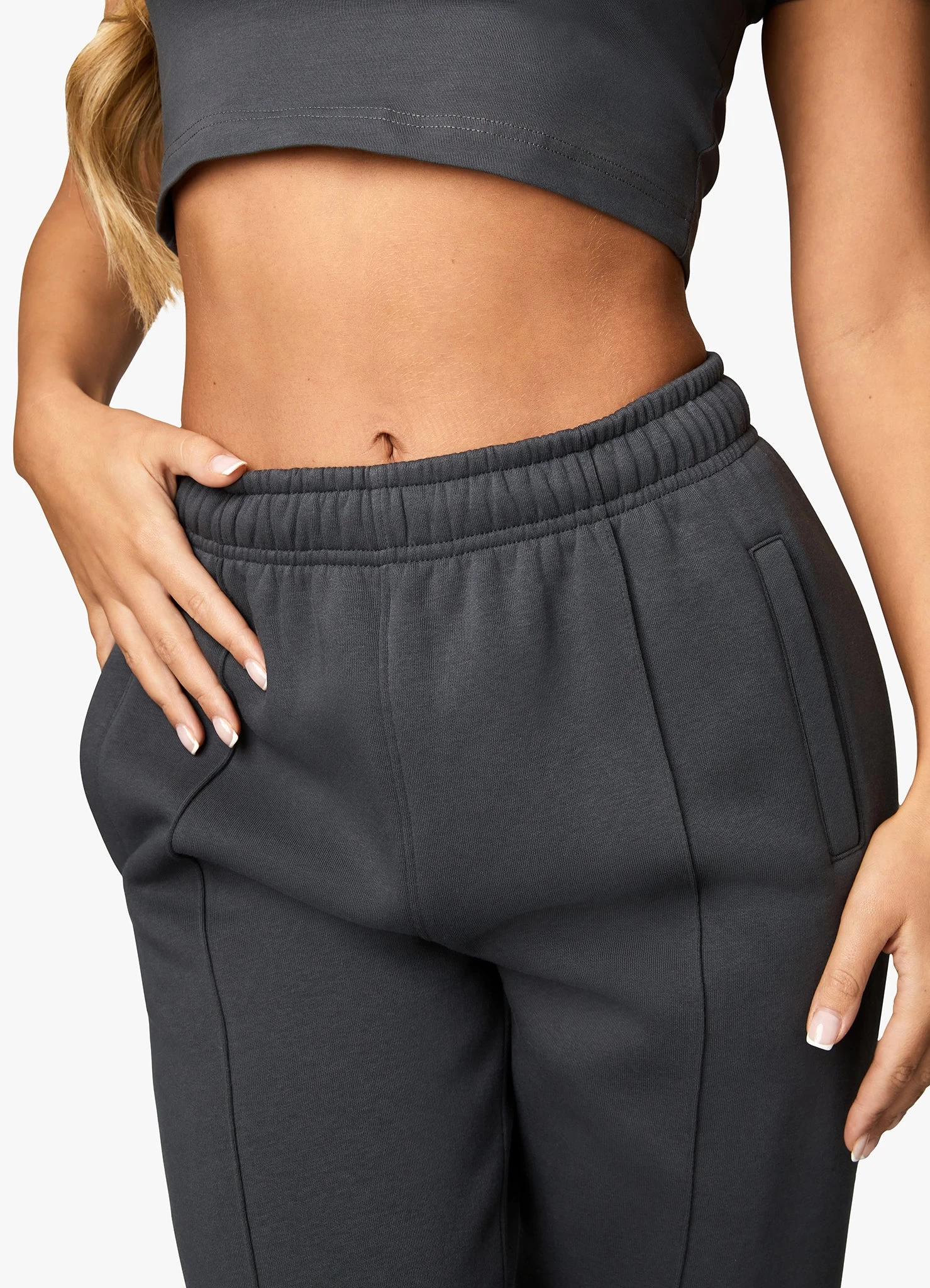 Gym King Powered By Belief Sweatpants - Oyster Grey 7 Gym King Powered By Belief Sweatpants - Oyster Grey - Image 5