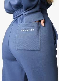 Gym King Powered By Belief Sweatpants - Blue Steel -Fit Wear Shop PBBFZHOOD SWEATPANTS BLUESTEELWHD A2B1BWTB A2B1F 301